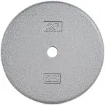 CAP Barbell Standard Grip Weight Plate Gray 25lbs *FAST SHIPPING