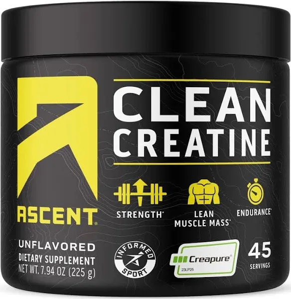 Ascent Clean Creatine Monohydrate Powder