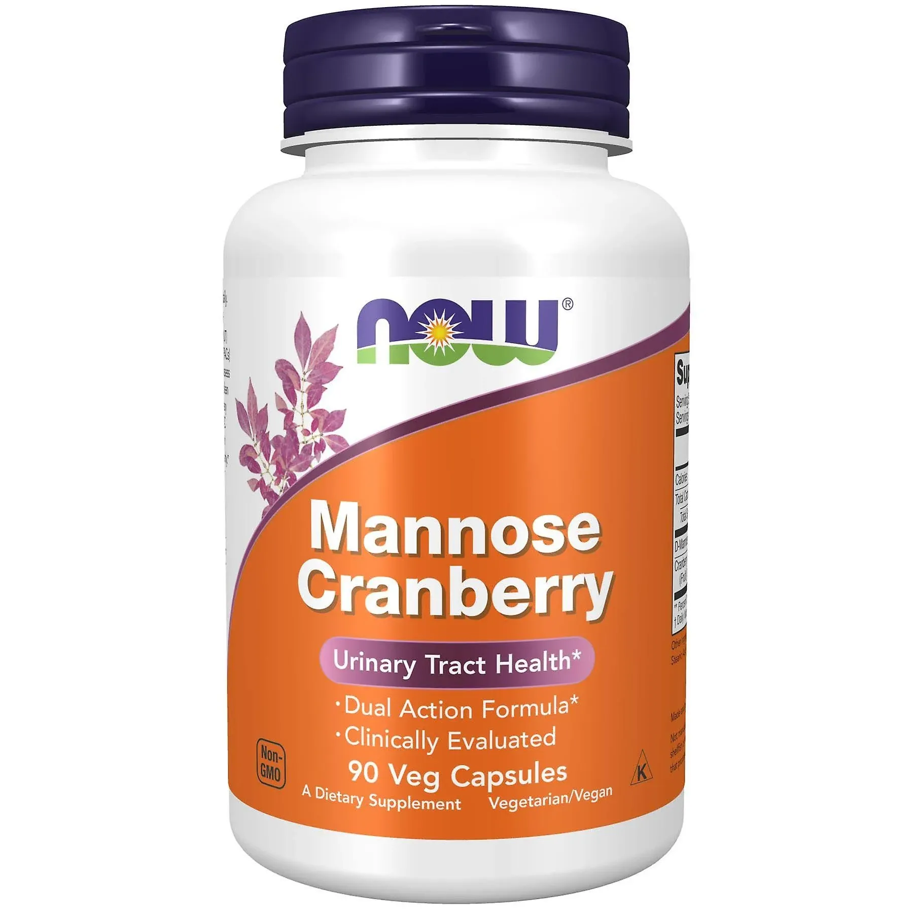 Now Foods - Mannose Cranberry - 90 vcaps