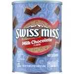 Swiss Miss Milk Chocolate Flavor Hot Cocoa Mix Canister, 45.68 oz. (Pack of 6)