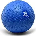 Yes4all 10lbs Slam Medicine Ball Triangle Blue, Size: 10 lbs