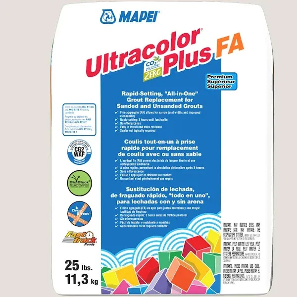 Mapei Ultracolor Plus Fa 10-lb Pewter All-in-One Grout 6Bu000205