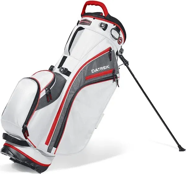 Datrek Go Lite Hybrid Stand Golf Bag - Charcoal/Red/Black