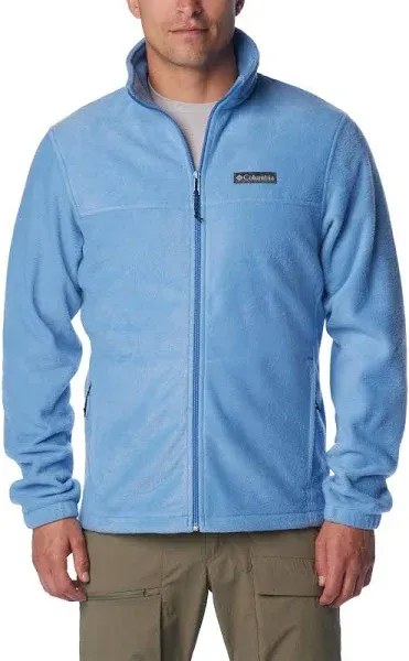 Columbia Men's Steens Mountain 2.0 Full Zip Fleece Jacket - Shark, Stone Green