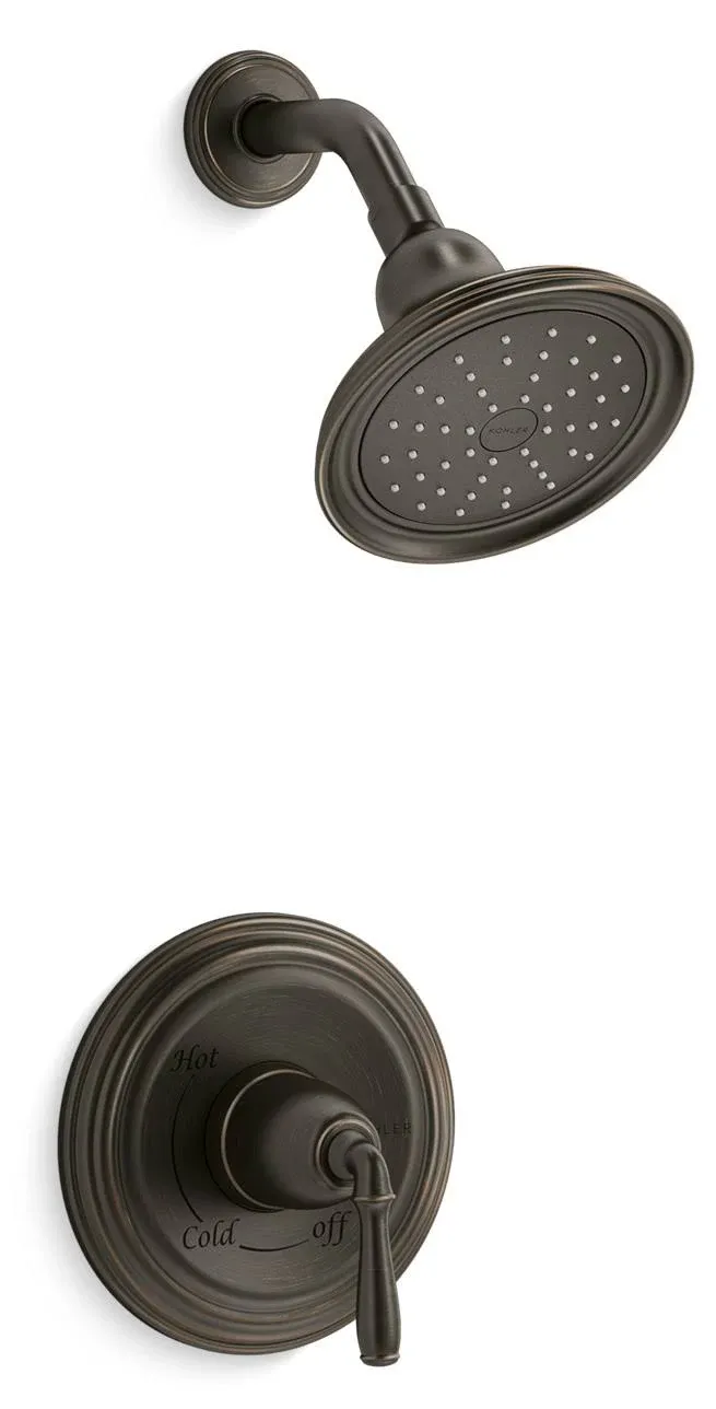 Kohler TS396-4G-2BZ Devonshire Rite-Temp 1.75 GPM Shower Trim with 1.75 GPM Showerhead - Oil-Rubbed Bronze