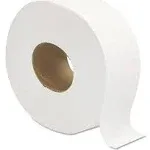 Gen Jumbo JRT Toilet Paper, 2-Ply, White, 9 in Diameter, 12 Rolls/Carton