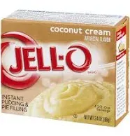 Jell O Instant Coconut Cream Pudding & Pie Filling