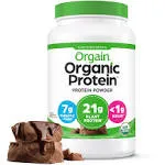 Orgain Organic Plant Based Protein Powder - Creamy Chocolate Fudge, 42.3 oz