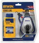 Irwin Strait-Line Speedline PRO Chalk Reel with Blue Chalk 100&#039;