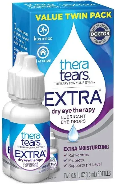 Thera Tears EXTRA MOISTURIZING Eye Drops - 15ml 02/2024-03/202<wbr/>4