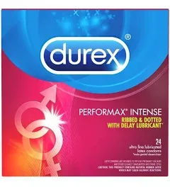 Durex Performax Intense Ribbed Dotted Condoms