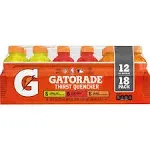 Gatorade Thirst Quencher, 18 Pack - 18 pack, 12 fl oz bottles