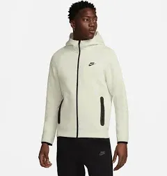 Nike Tech Fleece Full-Zip Windrunner Hoodie - Khaki | Black / 3XL