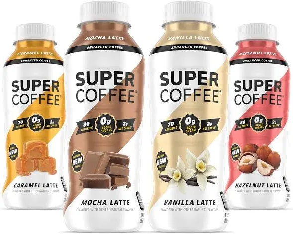 Super Coffee / Kitu Super Coffee RTD, Hazelnut Latte, 12 fl oz