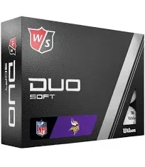 WILSON Staff 2023 Duo Soft NFL Golf Balls - 12 Balls