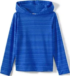 LANDS&#x27; END Kids UPF 50 Sun Protection Hoodie Blue Youth 18-20 Women&#x27;sXSmall