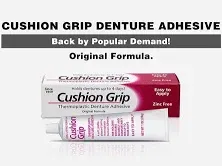 Cushion Grip Thermoplastic Denture Adhesive