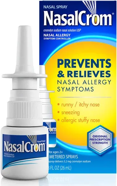 Nasalcrom Nasal Allergy Symptom Spray 0.88 oz Exp 12/2024 New Sealed