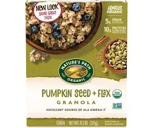 Assortit Nature's Path Organic Pumpkin Seed + Flax Granola, 35.3 oz