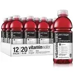 Vitaminwater Zero Sugar XXX Bottles, 20 fl oz, 12 Pack