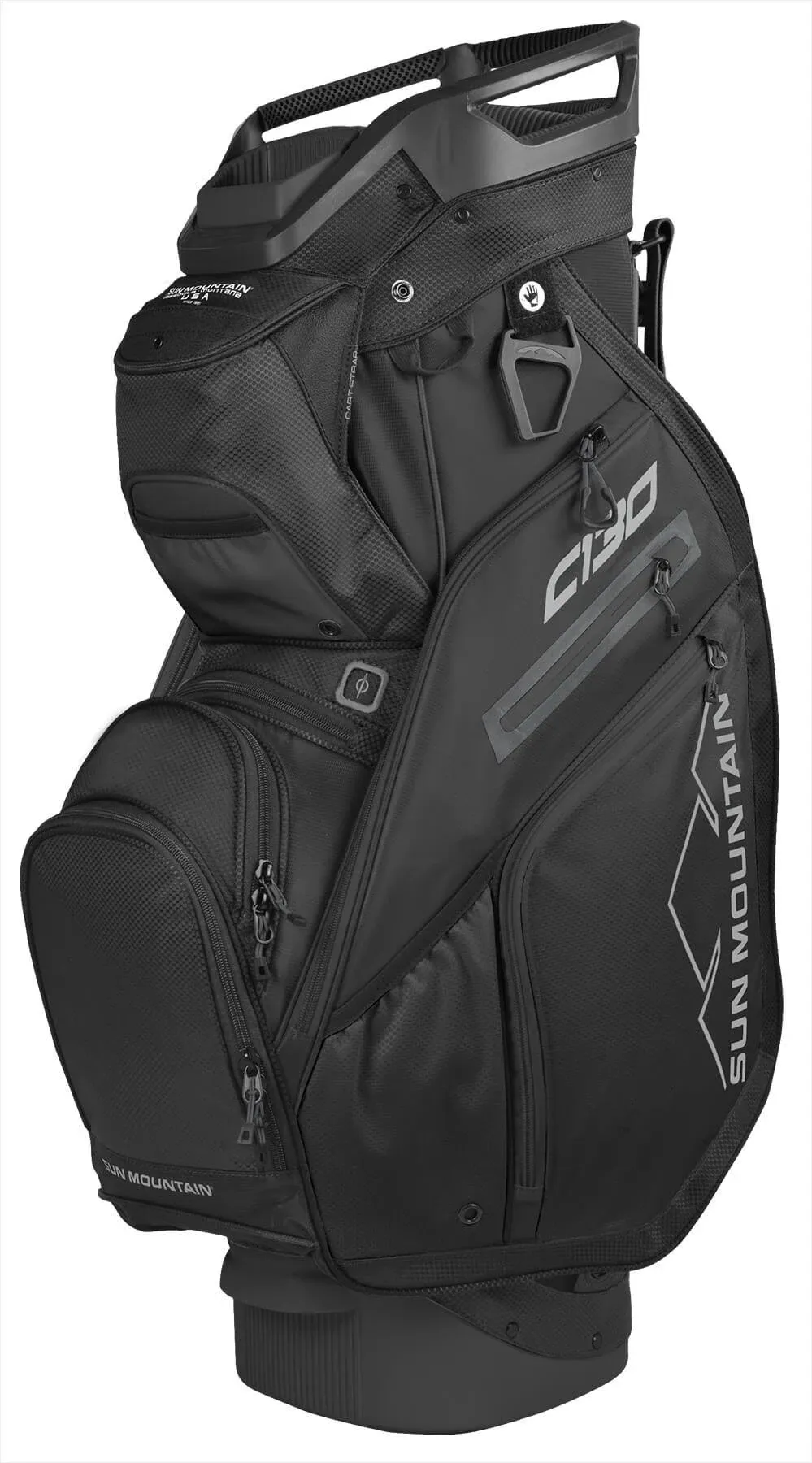 Sun Mountain C-130 Cart Bag - Black