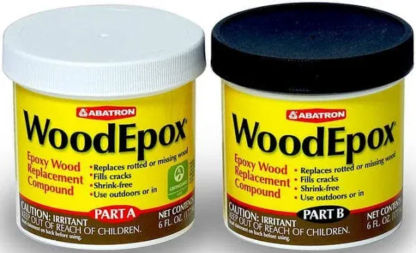 Abatron Woodepox Kit - 2 Gallon - 2-Part Structural Epoxy Adhesive and Wood Hard