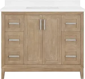 Ove Decors Maverick 42 in. Single Sink Bathroom Vanity, in Antique Oak