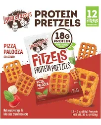 Lenny & Larry's Pizza Palooza Fitzels Protein Pretzels