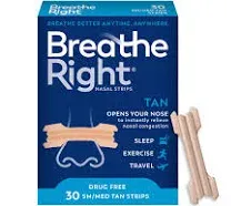 Breathe Right Extra Strength Nasal Strips, Clear, For Sensitive Skin, 26 Count