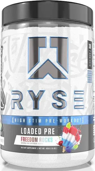 Ryse Loaded Pre Workout Powder Supplement for Men &amp; Women | Pumps Energy Focu...