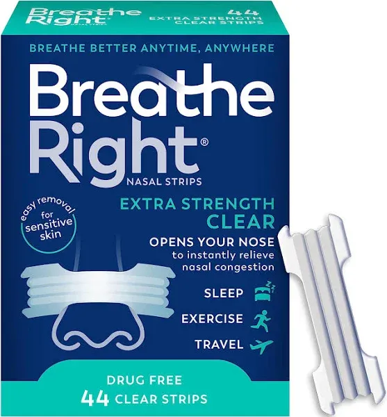 Breathe Right Extra Nasal Strips