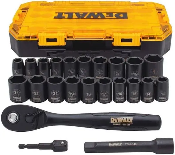 DeWalt 1/2" Drive Impact Socket Set (23-Piece)