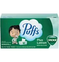 Puffs Plus Lotion with Vicks Facial Tissues