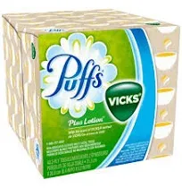 Puffs Plus Lotion with Vicks Facial Tissues