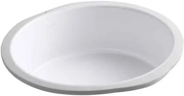 KOHLER Verticyl Round Undermount Bathroom Sink 2883-0