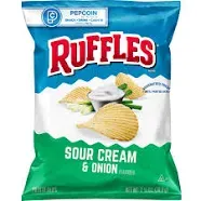 Ruffles 2.5 oz Sour Cream & Onion - 32441 | Blain's Farm & Fleet