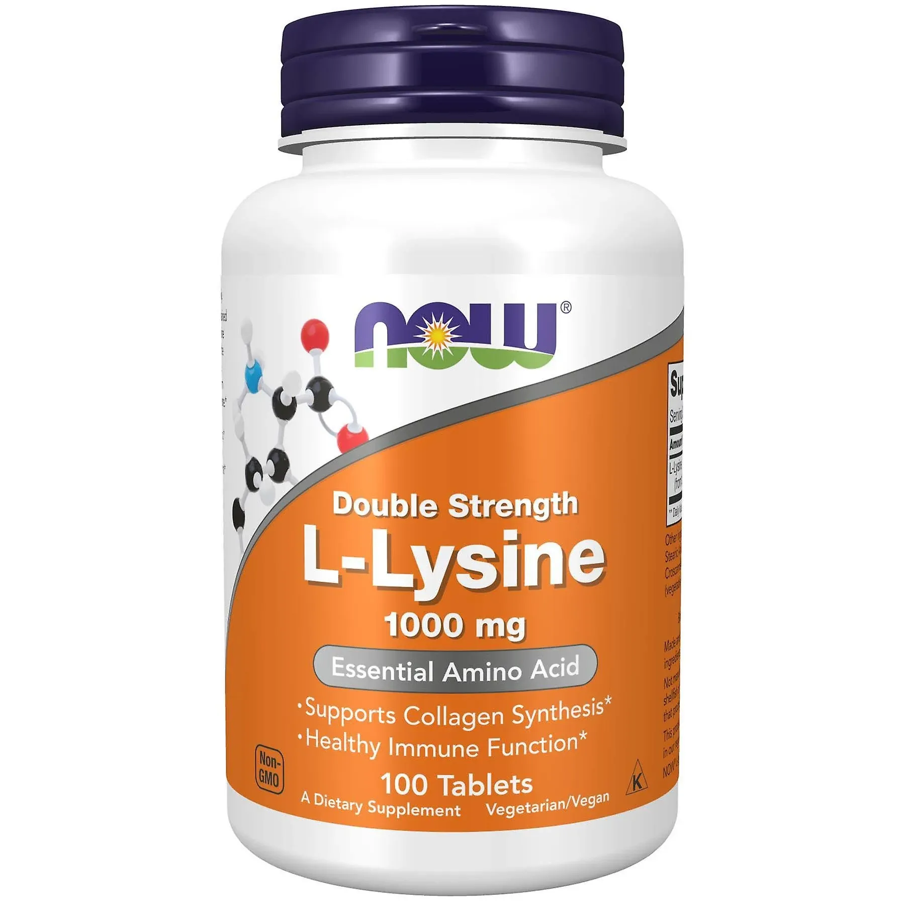 Now Foods - L Lysine 1000mg 100 tabletas