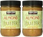 Worldwide Nutrition Bundle, Compatible with Kirkland Pure Creamy Smooth Almond Butter, Made from Roasted Almond, 2 pack of Kirkland Almond Butter and Multi-Purpose Key Chain