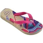 Havaianas Fantasy Flip Flop Beige/ Magenta Neon