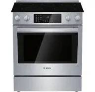 Bosch 800 Series 30" Slide-In Electric Range HEI8056U