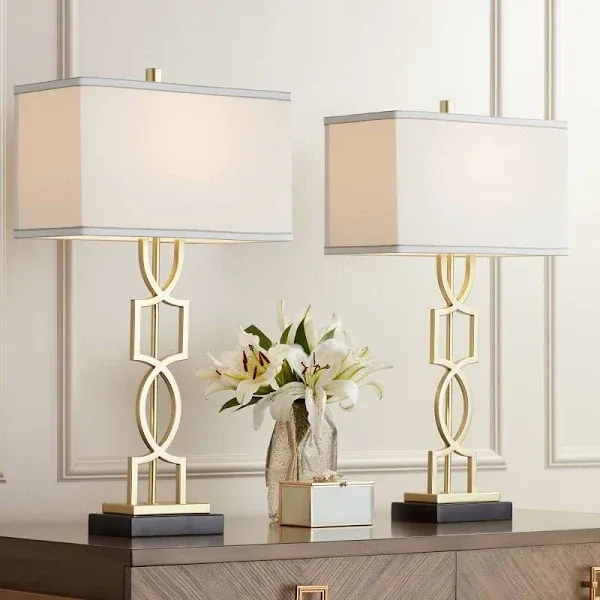 360 Lighting Evan Modern Table Lamps