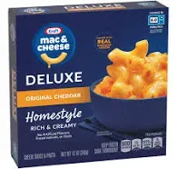 Kraft Deluxe Original Cheddar HomeStyle Mac & Cheese Dinner