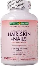 Nature's Bounty Extra Strength Hair, Skin & Nails Multivitamin Supplement