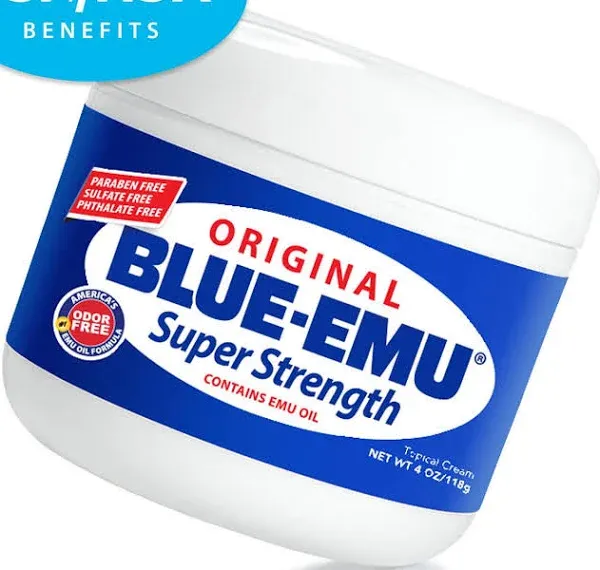 Blue-Emu Topical Cream, Super Strength, Original, Value Size - 12 oz