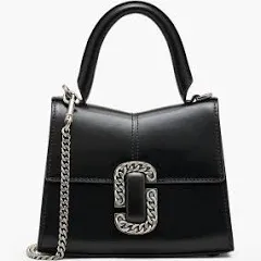 The Mini Top Handle Bag - Marc Jacobs - Leather - Black/Argenté