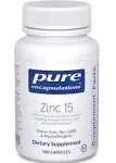 Pure Encapsulations Zinc 15 - 60 Capsules | Nutriessential