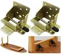 2-Piece Folding Frame self-Locking Hinge for Folding Table Legs Folding workb...