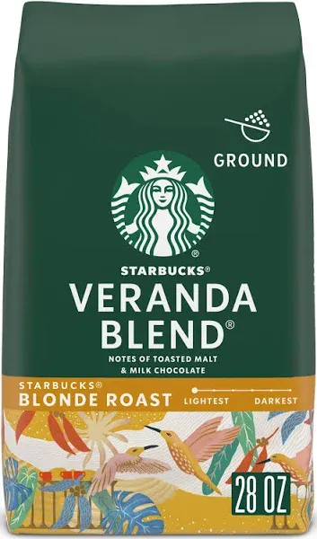 Starbucks Blonde Roast Ground Coffee Veranda Blend