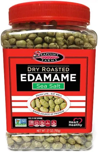 Seapoint FARMS: Edamame Dry Roasted Sea Salt, 4 oz