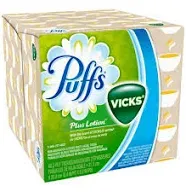 Puffs Plus Lotion with Vicks Facial Tissues